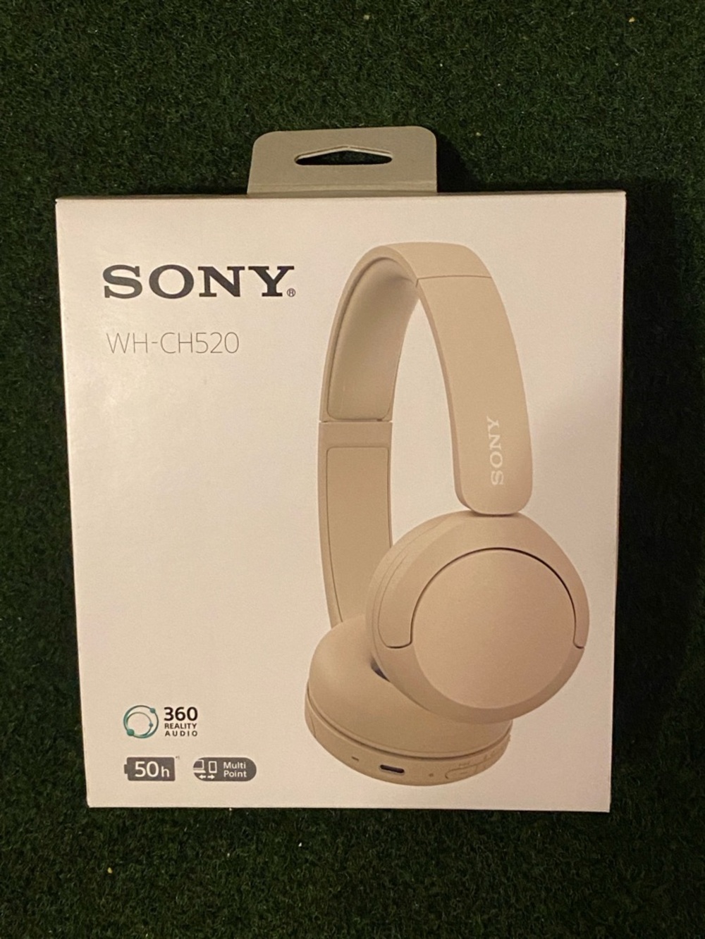 Sony WH-CH520 Wireless Headphones - Beige/Tan